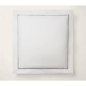 Ralph Lauren Organic Cotton Percale Palmer Euro Sham Loft Gray